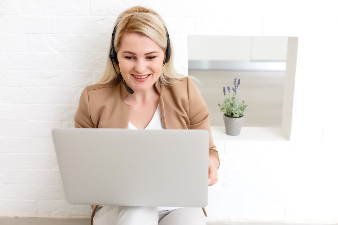 Portrait of Happy Skilled Middle Aged Woman Life Coach, Business